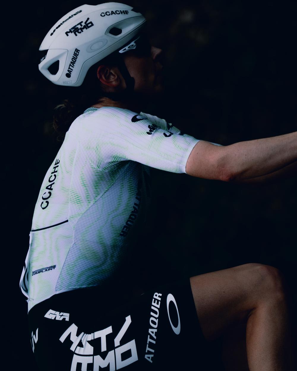 NSTRMO rider in team kit