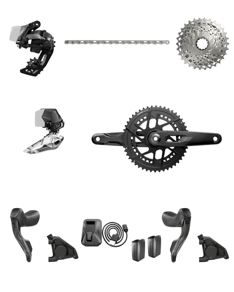 Sram Rival E1 2x Groupset (with Powermeter & Cassette)