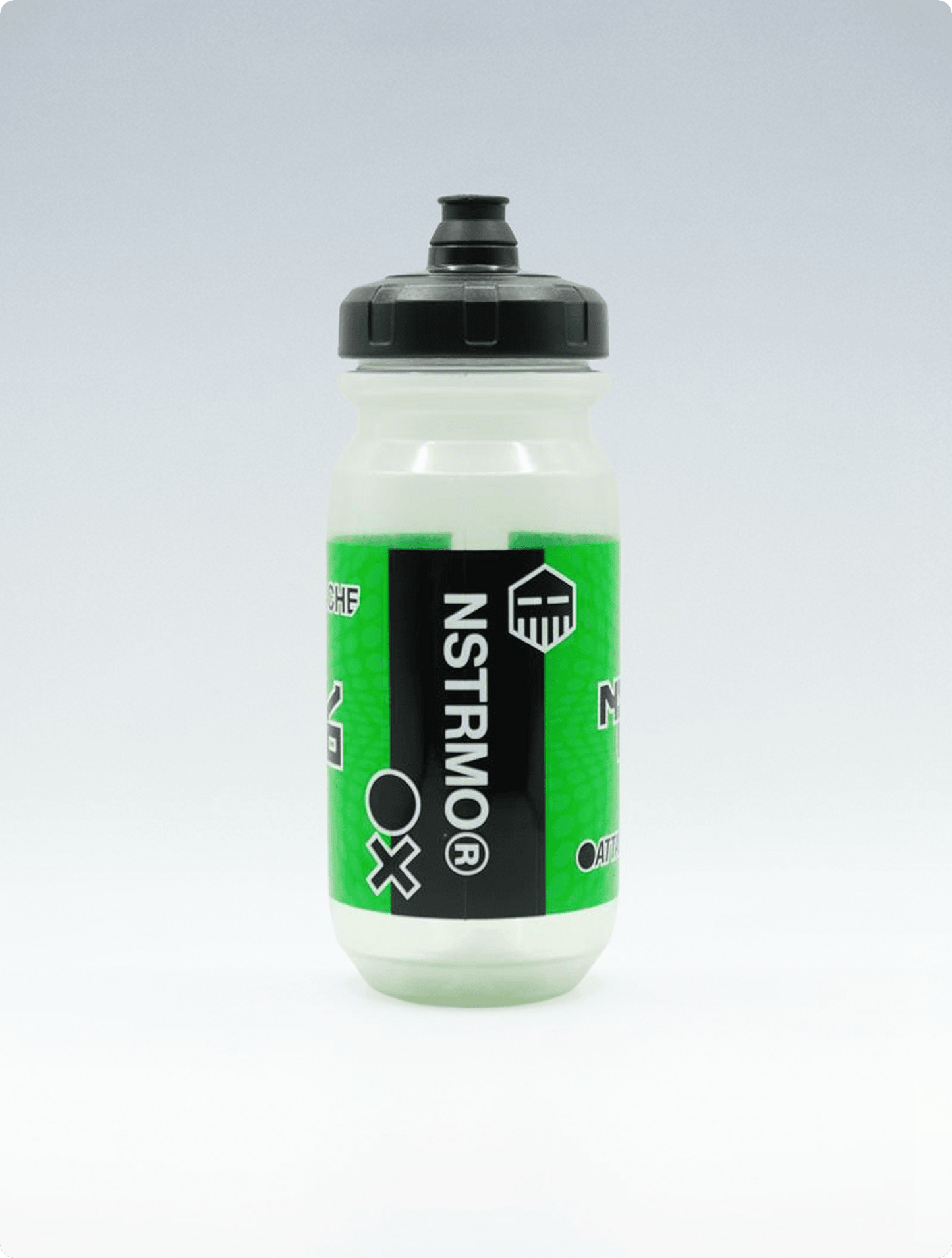 NSTRMO Race Bidon 600ml - clear/team green
