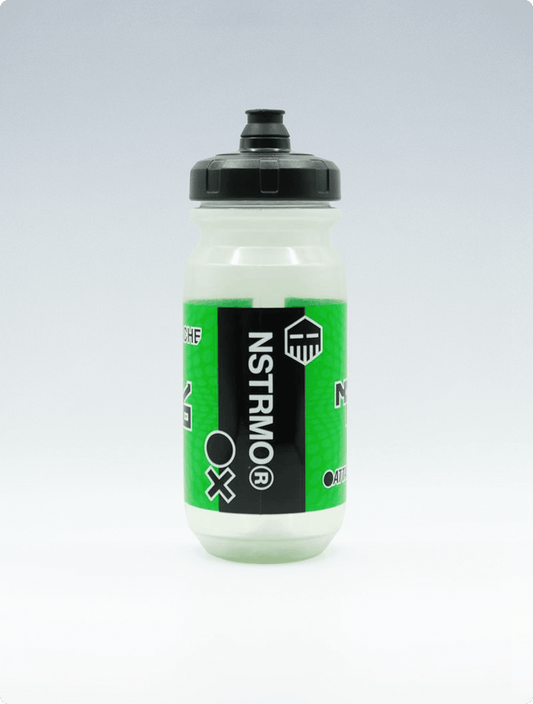 NSTRMO Race Bidon 600ml - clear/team green