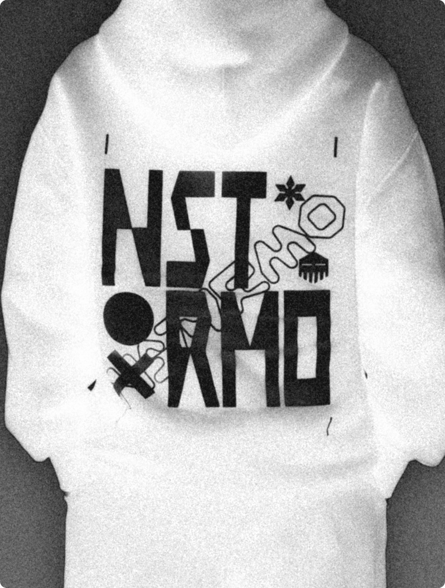 NSTRMO Crew Hooded Full Zip - Black