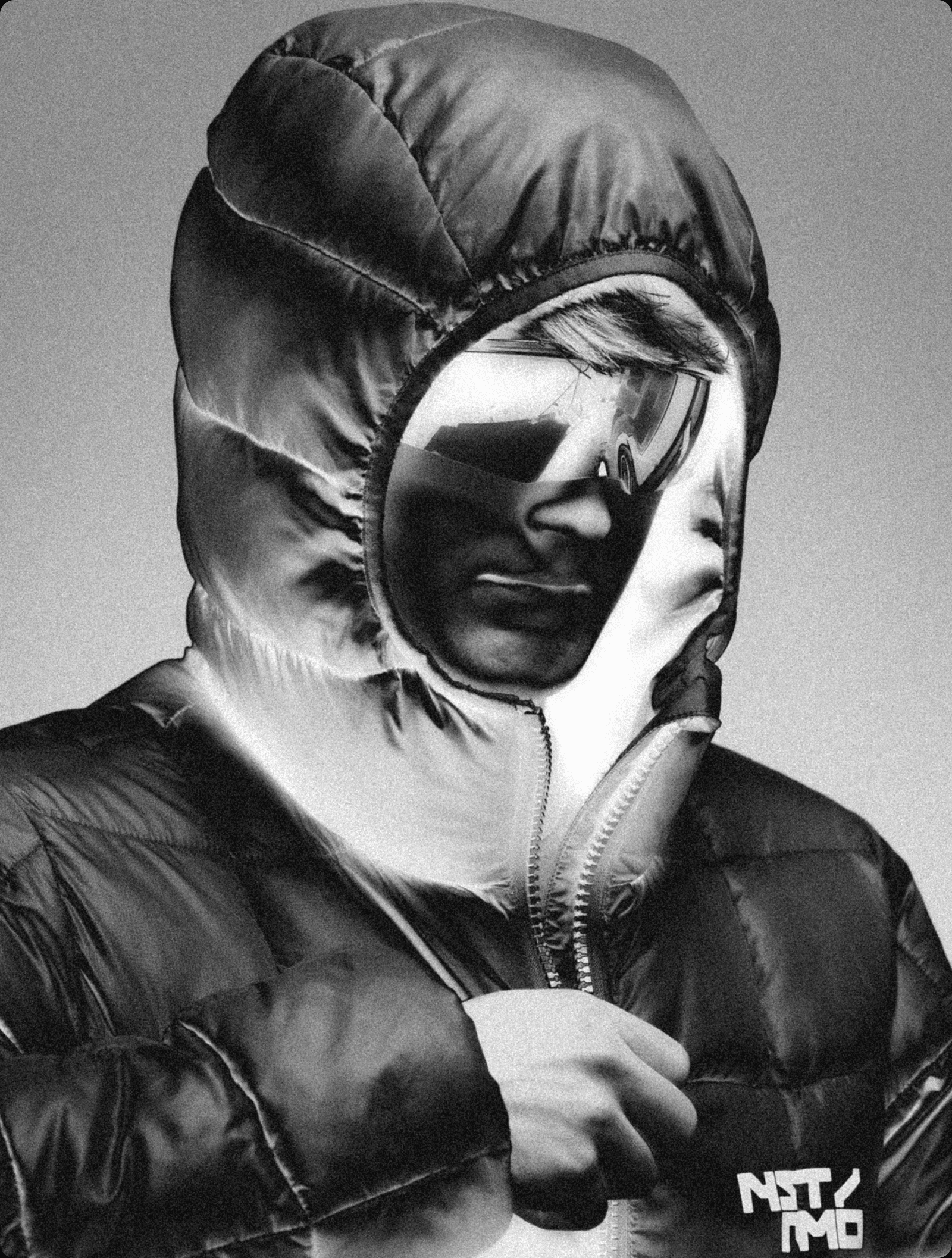 NSTRMO x Good Measure Hooded Puffer Jacket - Cocoa