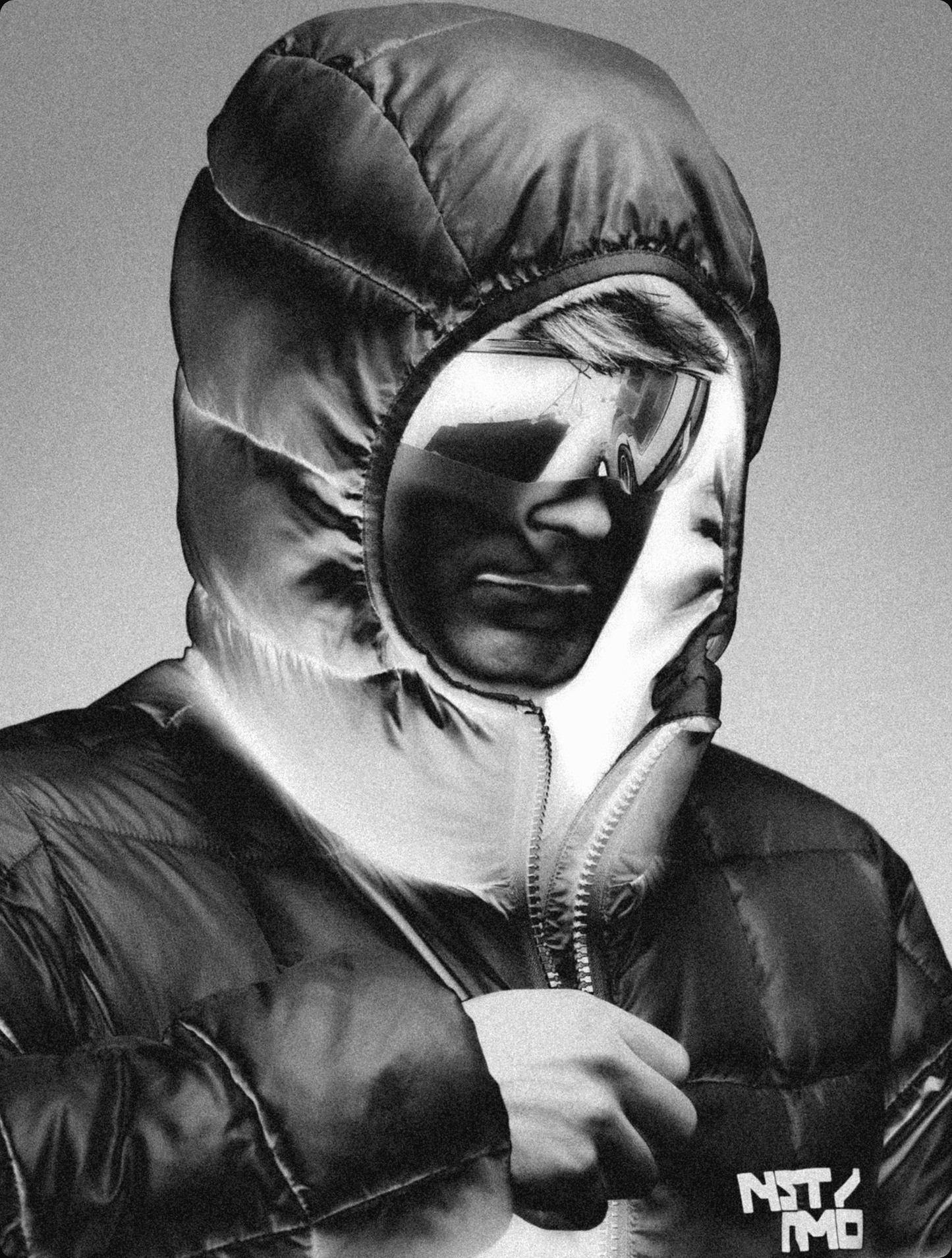 NSTRMO x Good Measure Hooded Puffer Jacket - Cocoa