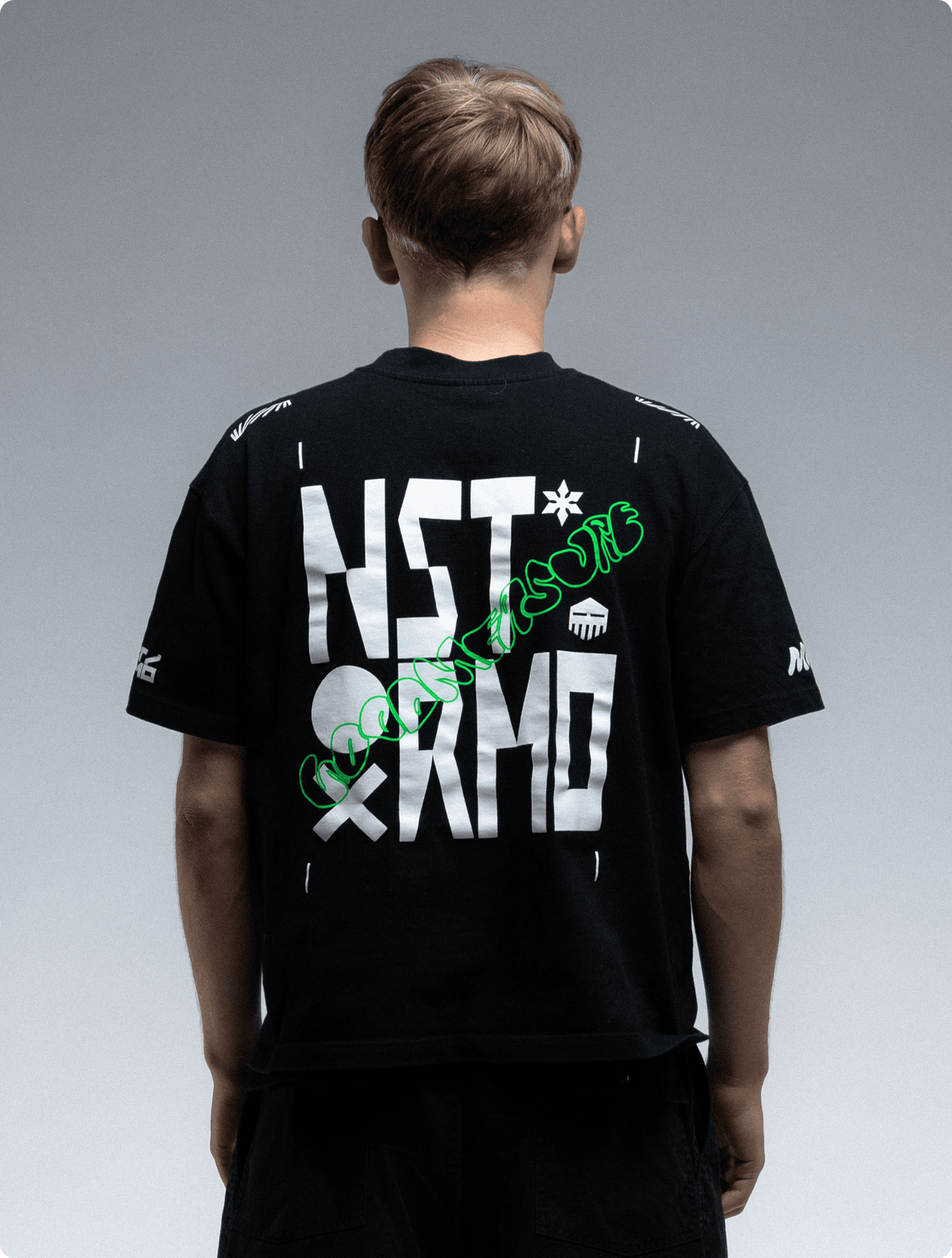 NSTRMO x Good Measure Box Tee - Black