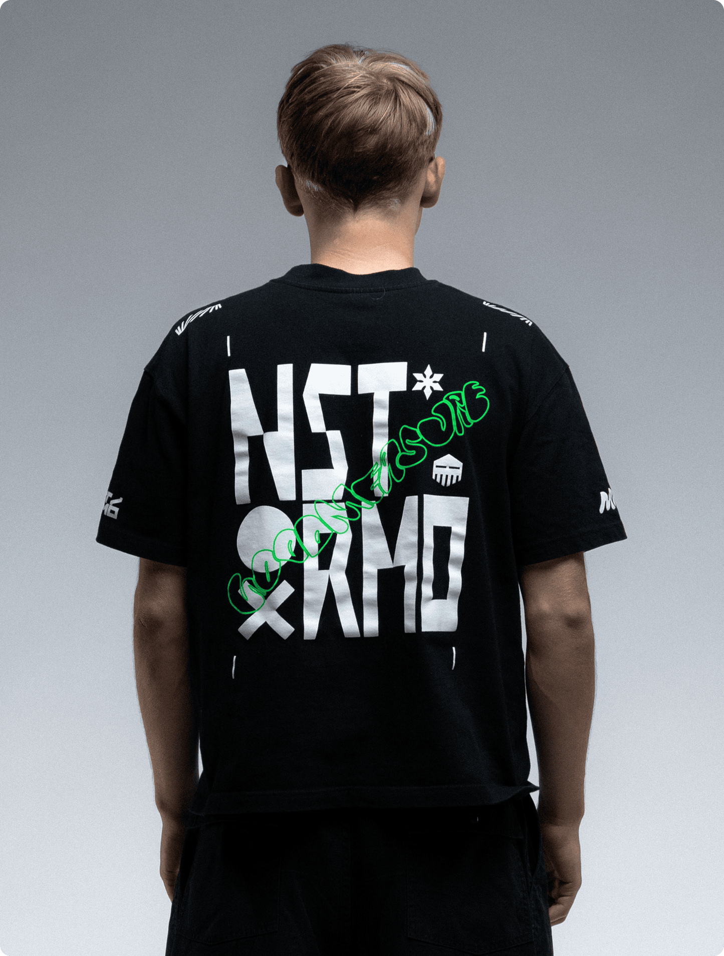 NSTRMO x Good Measure Box Tee - Black
