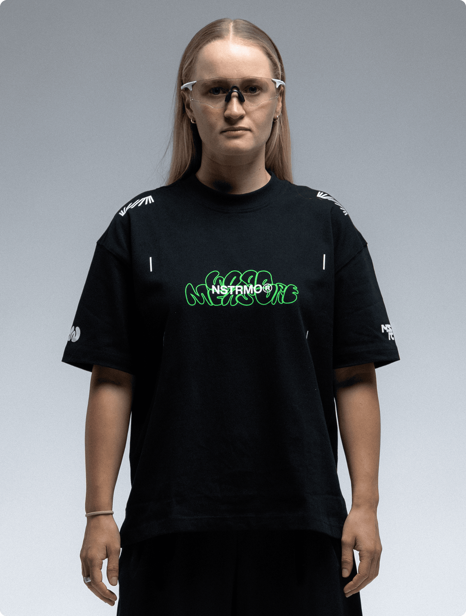 NSTRMO x Good Measure Box Tee - Black