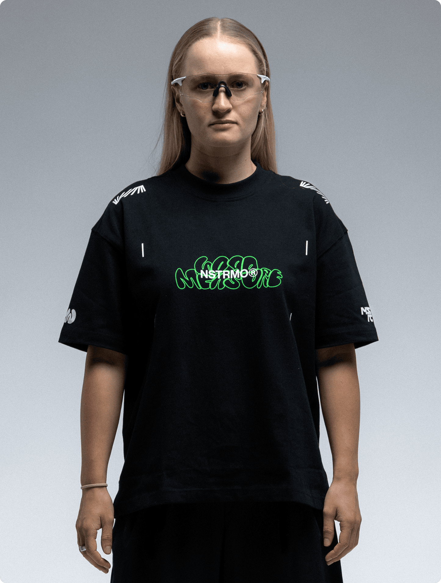 NSTRMO x Good Measure Box Tee - Black