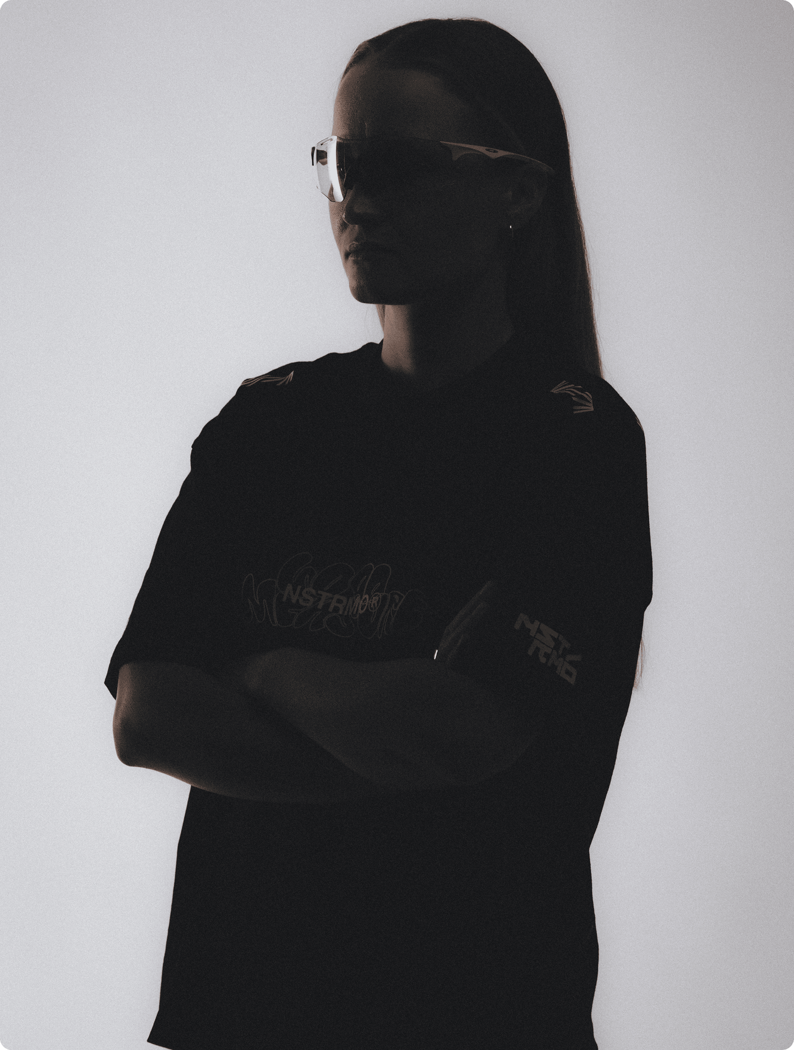 NSTRMO x Good Measure Box Tee - Black