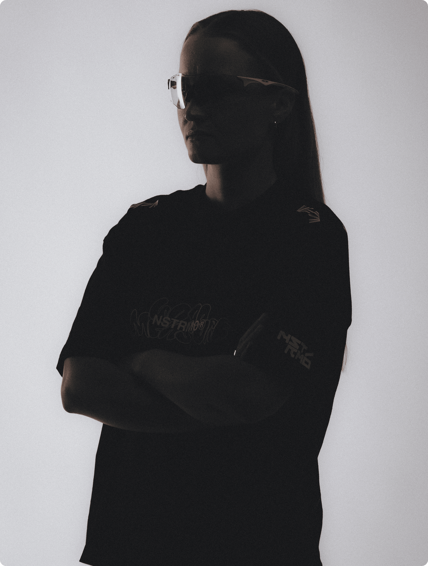 NSTRMO x Good Measure Box Tee - Black