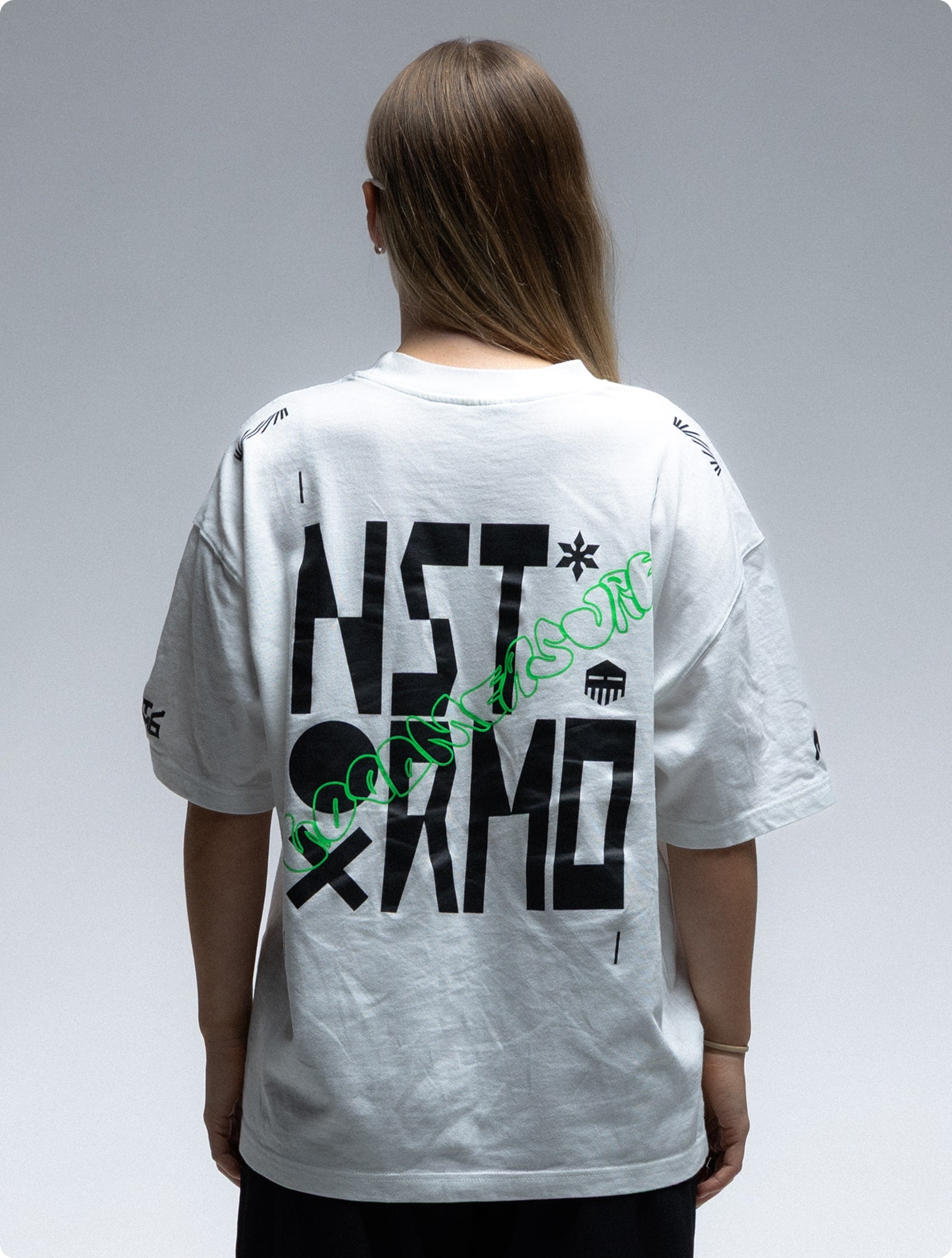 NSTRMO x Good Measure Box Tee - White
