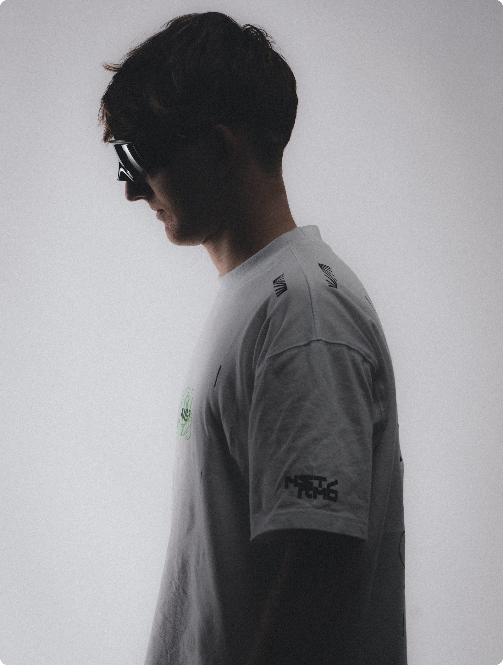 NSTRMO x Good Measure Box Tee - White